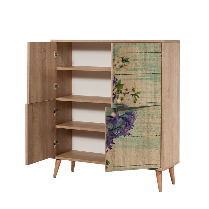 Hanah Home Multilux - 727 Armario Multiusos Roble Sonoma
